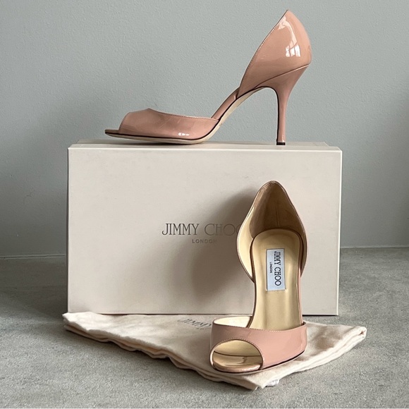 Jimmy Choo 131 Logan Heels in Blush - Picture 1 of 4
